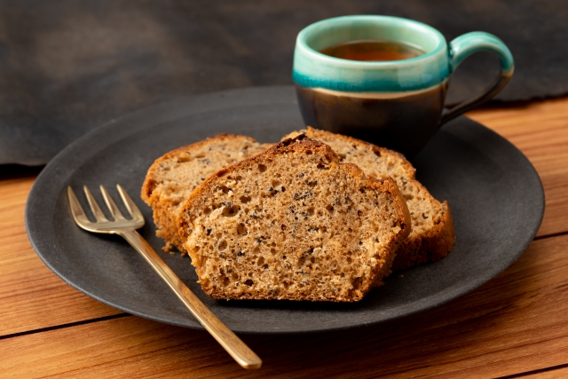 紅茶を使ったお菓子：「紅茶パウンドケーキ」は3時のティータイムにぴったりなおやつ。
