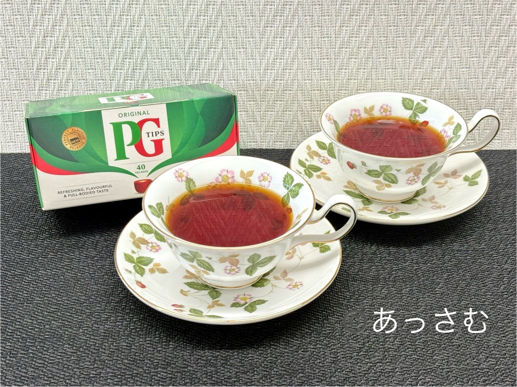 PGTipsの紅茶はイギリスで長年親しまれている。