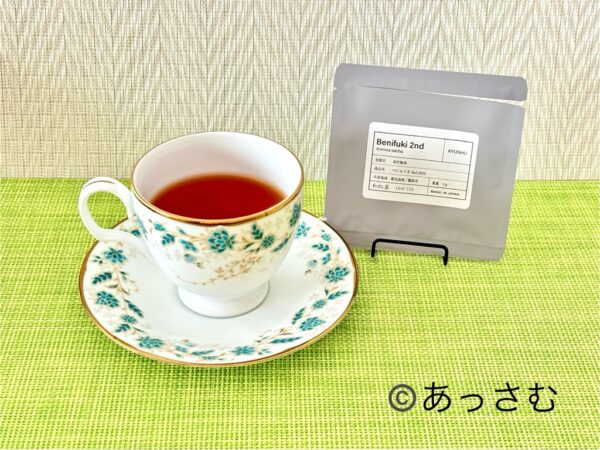 べにふうきは、ミルクとの相性も抜群。