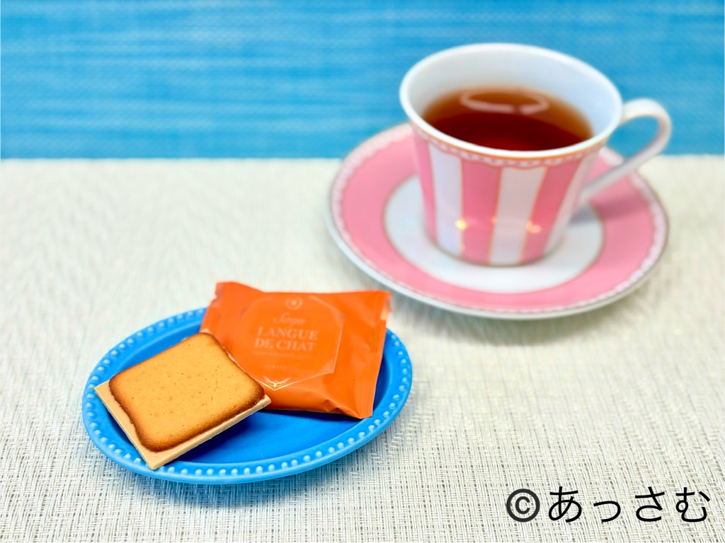 石屋製菓のラングドシャ キャラメルとアップルティー