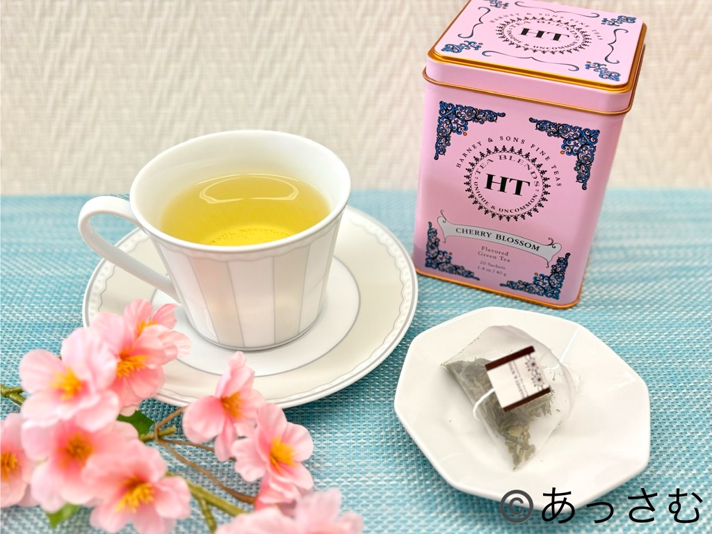 チェリーブロッサムの美味しい入れ方とサシェ（ティーバッグ）の形を解説