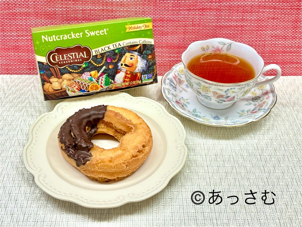 セレッシャルのナットクラッカースイートは、ドーナツによく合う。