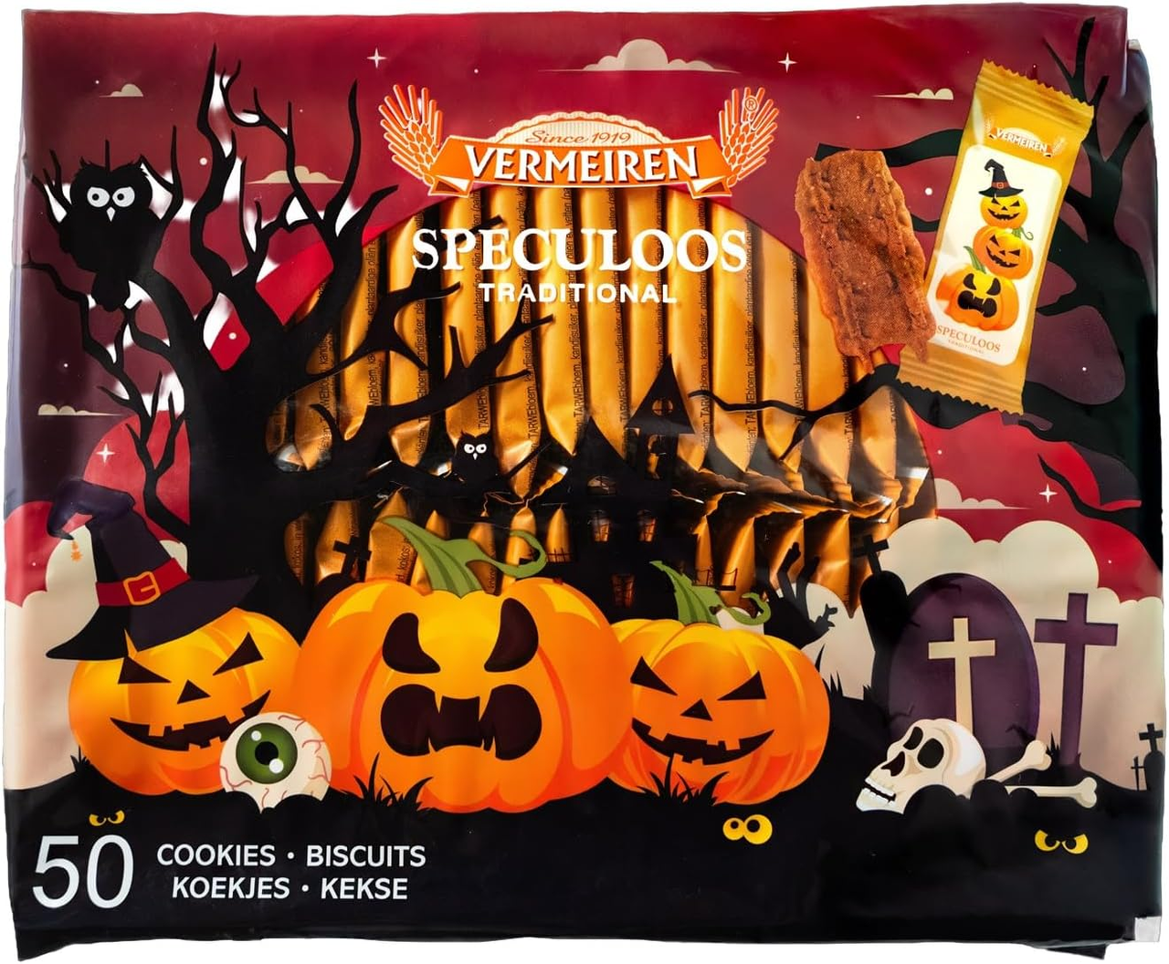 ハロウィンかわいいお菓子①ベルメーレンのカラメルビスケット