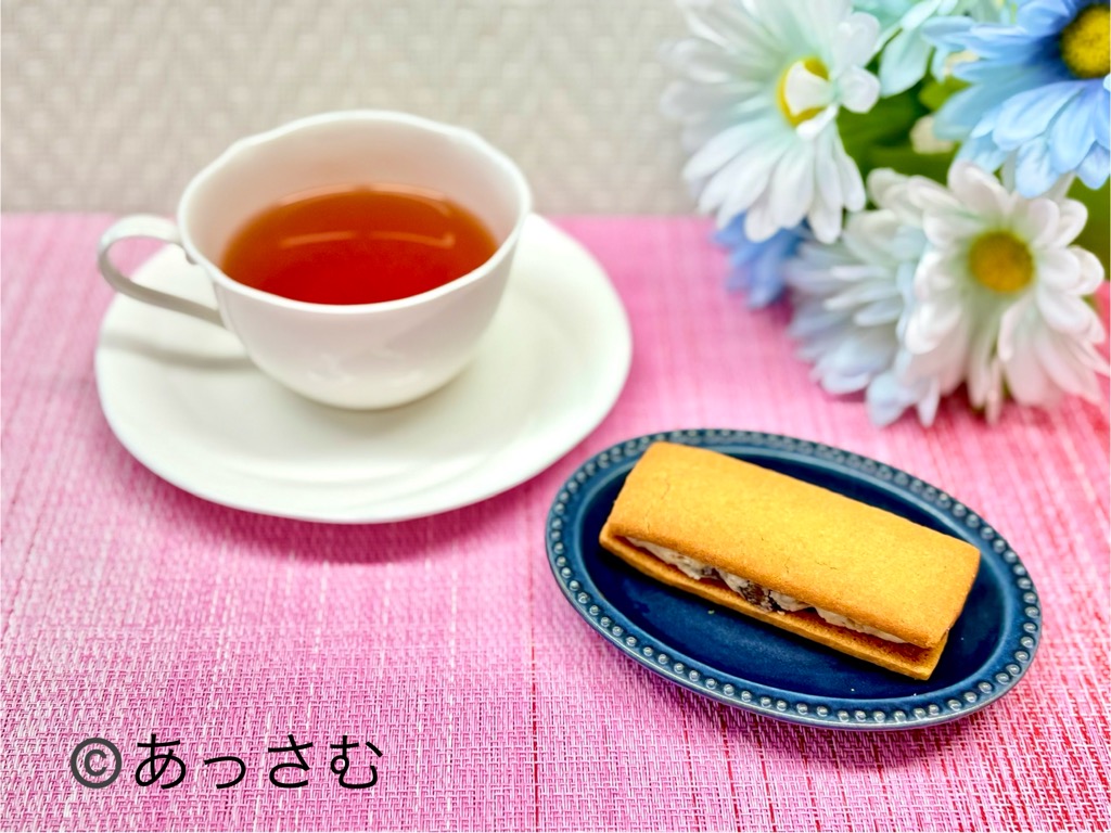 レーズンサンドもヌワラエリヤ紅茶によく合います。