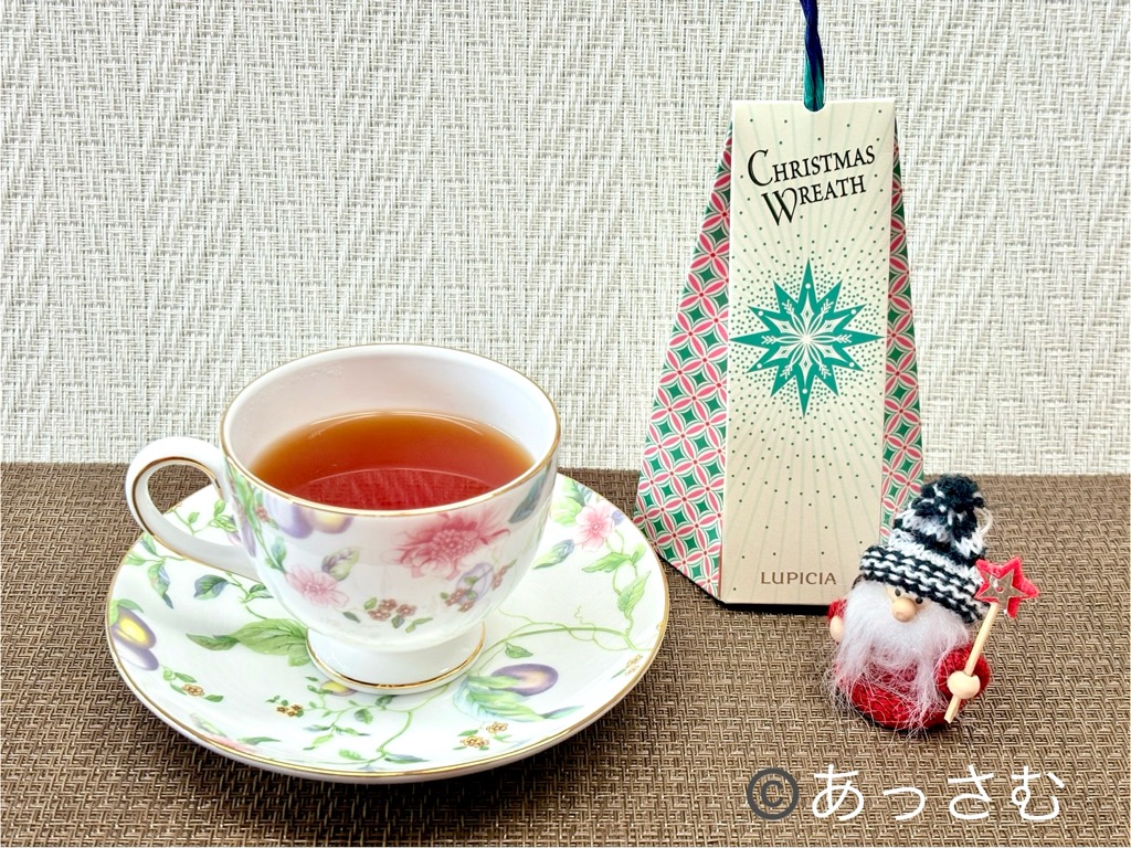 クリスマスの紅茶⑤ルピシア クリスマスリース